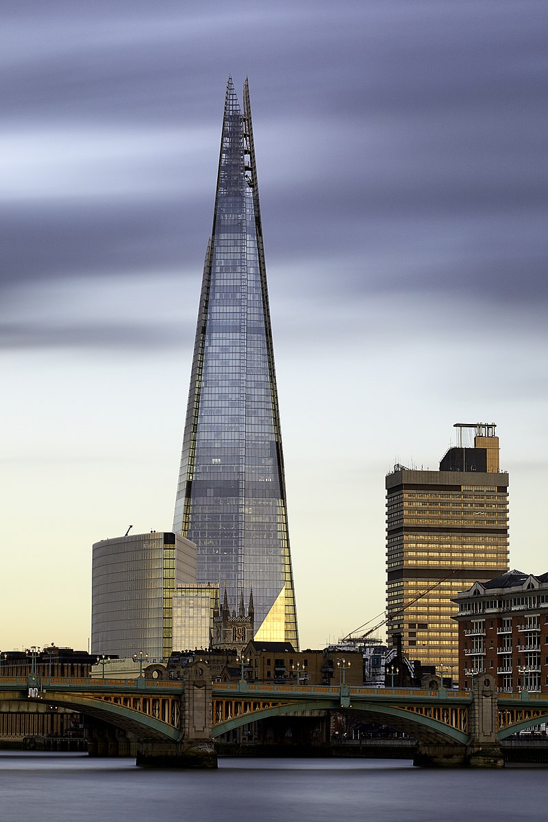 The Shard seen from near 93 Great Suffolk Street, Southwark